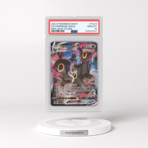 2022 Pokémon Sword & Shield Brilliant Stars #TG23 Umbreon Vmax - Full Art (PSA 10 GEM MINT)