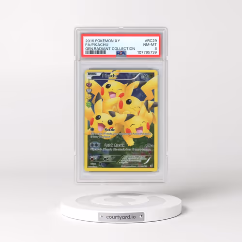 2016 Pokémon XY Generations Radiant Collection #RC29 Pikachu - Full Art (PSA 8 NM-MT)