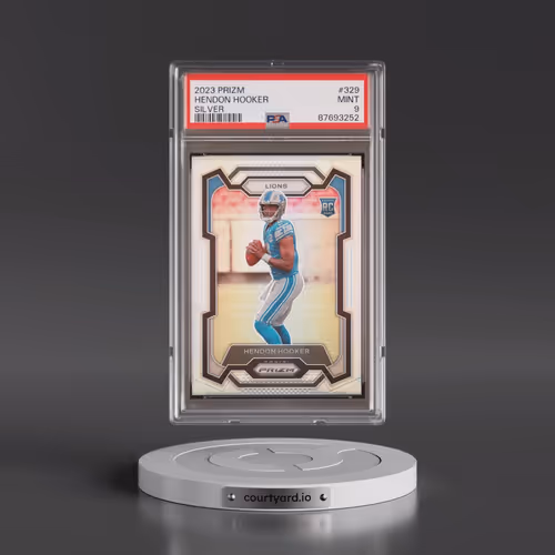 2023 Panini Prizm #329 Hendon Hooker - Silver Prizm (PSA 9 MINT)
