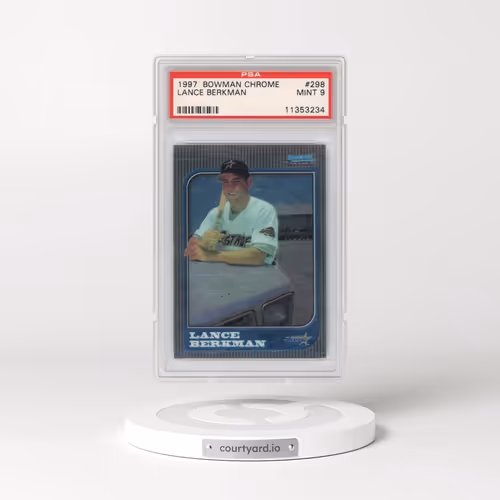 1997 Bowman Chrome #298 Lance Berkman (PSA 9 MINT)