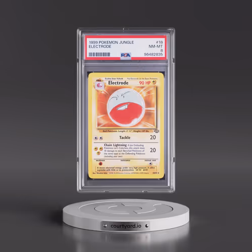1999 Pokémon Jungle #18 Electrode (PSA 8 NM-MT)