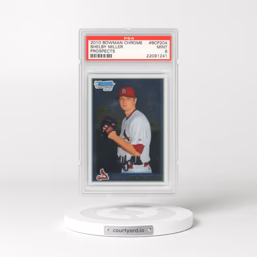 2010 Bowman Chrome Prospects #BCP204 Shelby Miller (PSA 9 MINT)