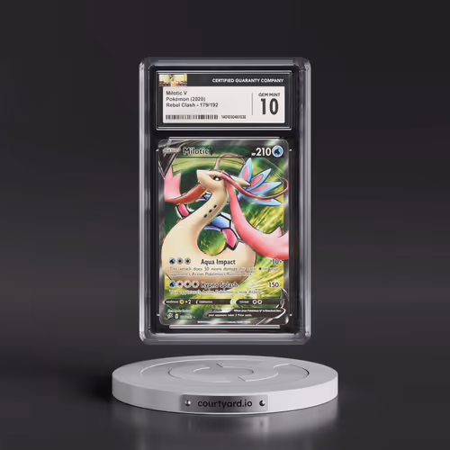 2020 Rebel Clash #179/192 Milotic V - Ultra Rare Holo (CGC 10 GEM MINT)