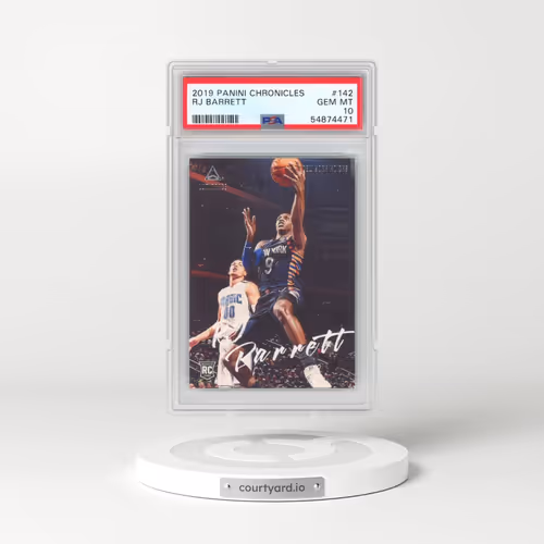 2019 Panini Chronicles #142 RJ Barrett (PSA 10 GEM MINT)