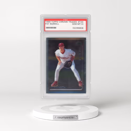 1999 Topps Chrome Traded #T44 Pat Burrell (PSA 10 GEM MINT)