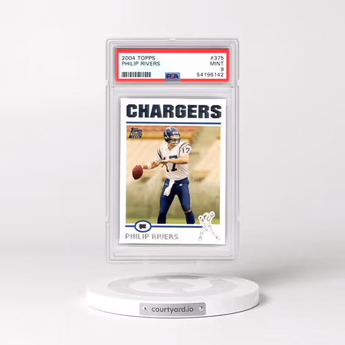 2004 Topps #375 Philip Rivers (PSA 9 MINT)