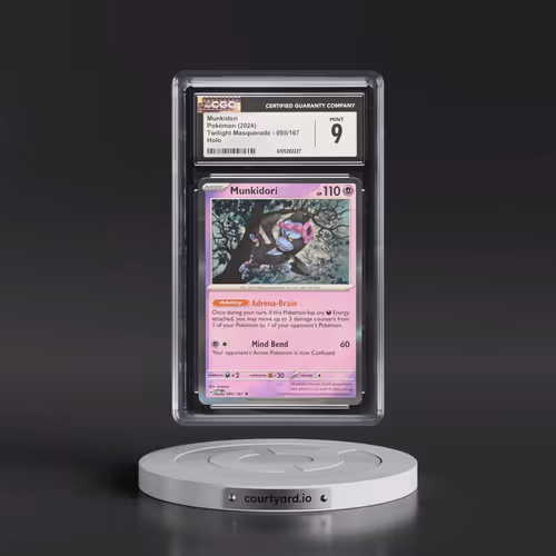 2024 Pokémon Twm EN-Twilight Masquerade #095 Munkidori (CGC 9 MINT)