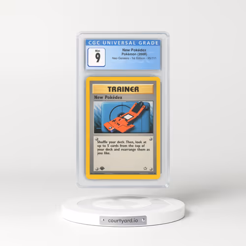 2000 Neo Genesis #95/111 New Pokédex - 1st Edition (CGC 9 MINT)