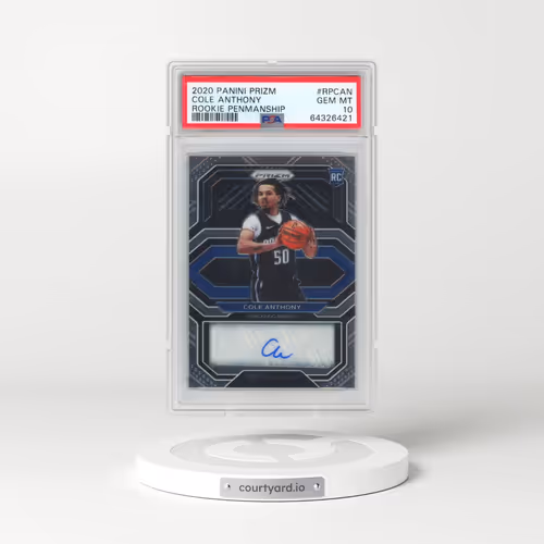 2020 Panini Prizm Rookie Penmanship #RPCAN Cole Anthony (PSA 10 GEM MINT)
