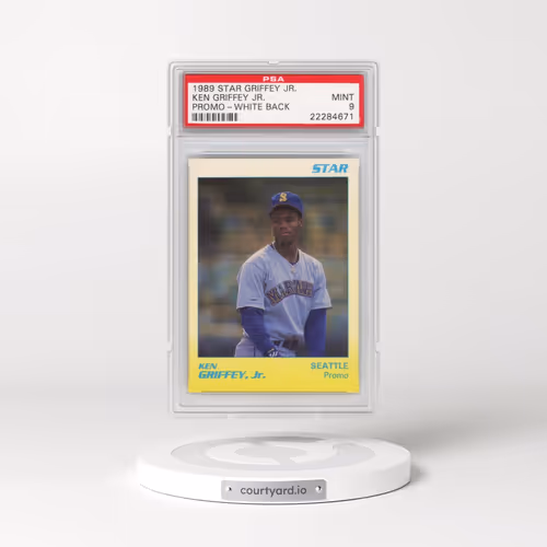 1989 Star Griffey Jr. Ken Griffey Jr - Promo-White Back (PSA 9 MINT)
