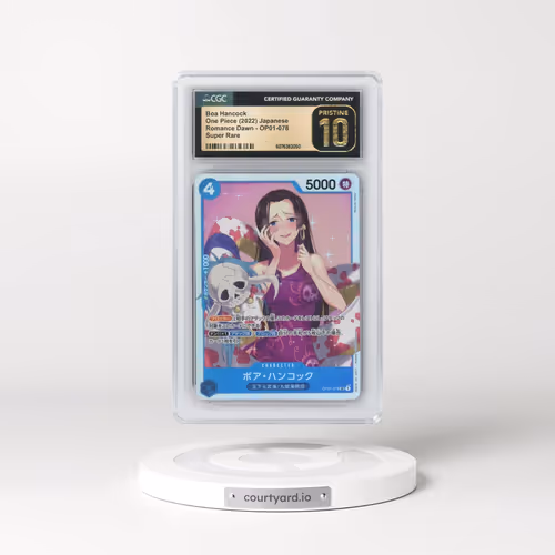 2022 Romance Dawn - Japanese #OP01-078 Boa Hancock (CGC 10 PRISTINE)