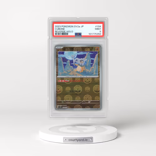 2023 Pokémon Sv2a-Pokemon 151 #104 Cubone - Reverse Holo (PSA 9 MINT)
