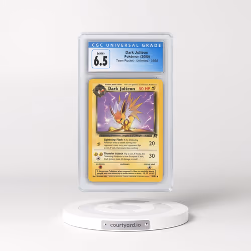 1999 Team Rocket #38/82 Dark Jolteon (CGC 6.5 EX-NM+)