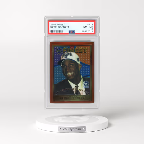 1995 Finest #115 Kevin Garnett (PSA 8 NM-MT)