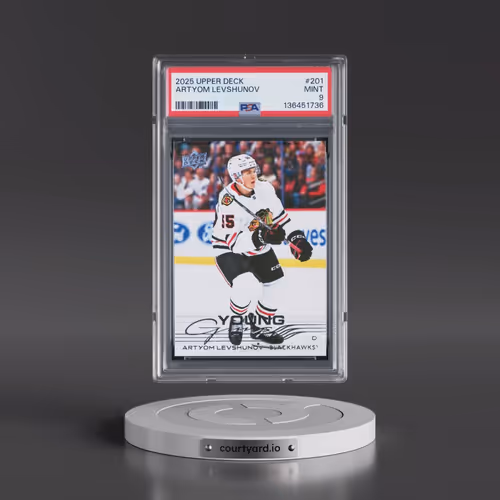 2025 Upper Deck #201 Artyom Levshunov (PSA 9 MINT)