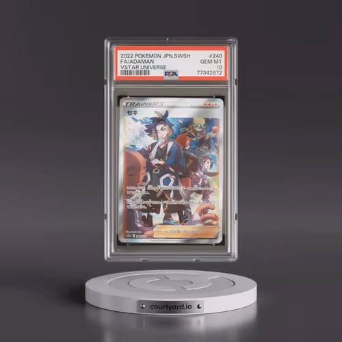 2022 Pokémon Sword & Shield Vstar Universe #240 Adaman - Full Art (PSA 10 GEM MINT)
