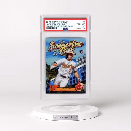 2024 Topps Chrome Summertime in the Park #8 Jackson Holliday (PSA 10 GEM MINT)