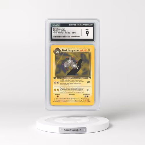 2000 Team Rocket #28 Dark Magneton - 1st Edition (CGC 9 MINT)
