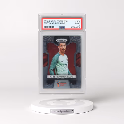 2018 Panini Prizm World Cup #154 Cristiano Ronaldo (PSA 9 MINT)