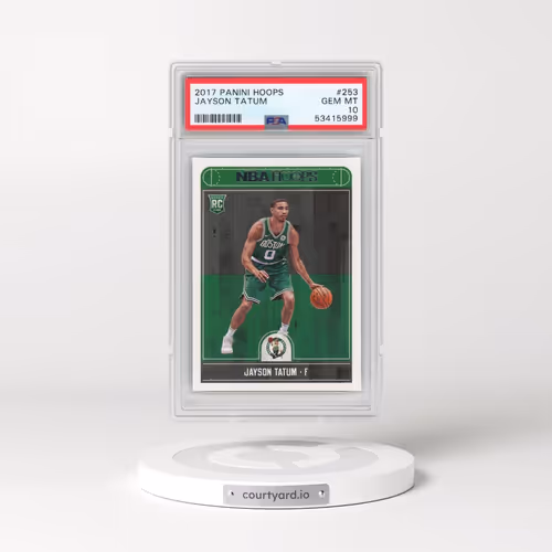2017 Panini Hoops #253 Jayson Tatum (PSA 10 GEM MINT)