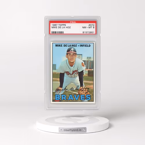 1967 Topps #372 Mike de La Hoz (PSA 8 NM-MT)