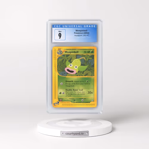 2003 Aquapolis #65/147 Weepinbell (CGC 9 MINT)