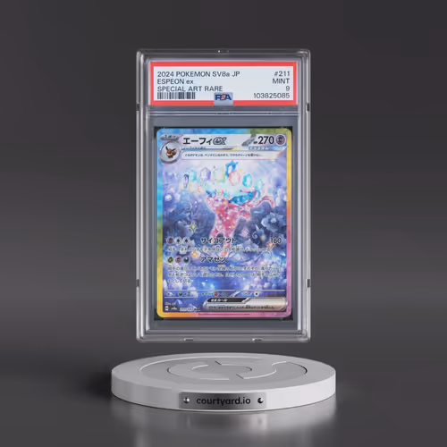 2024 Pokémon Sv8a-Terastal Fest EX #211 Espeon EX - Holo Special Art Rare (PSA 9 MINT)