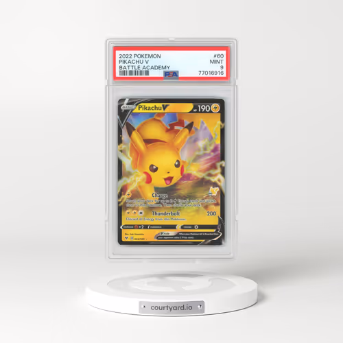 2022 Pokémon Battle Academy #60 Pikachu V - Holo (PSA 9 MINT)