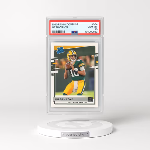 2020 Panini Donruss #304 Jordan Love (PSA 10 GEM MINT)