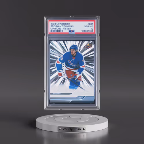 2024 Upper Deck #206 Brennan Othmann - Outburst (PSA 10 GEM MINT)