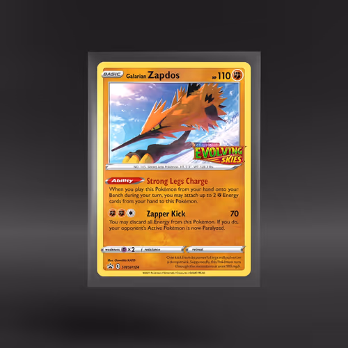 SWSH Black Star Promos Galarian Zapdos