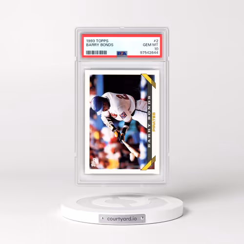 1993 Topps #2 Barry Bonds (PSA 10 GEM MINT)