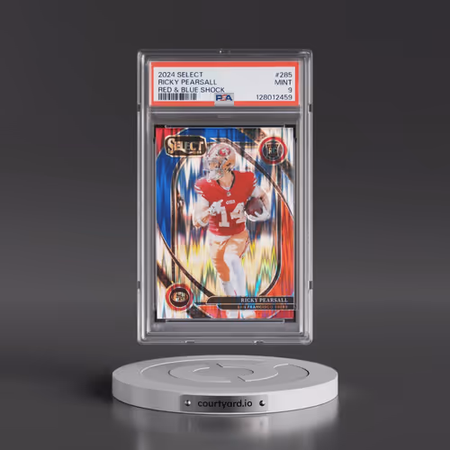 2024 Panini Select #285 Ricky Pearsall - Red & Blue Shock (PSA 9 MINT)