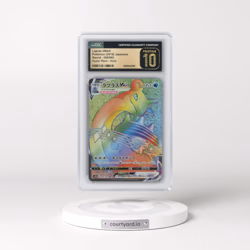2019 Sword #069/060 Lapras VMAX - Hyper Rare Holo (CGC 10 PRISTINE)