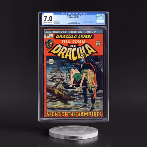 Tomb of Dracula #1 CGC 7.0 Off-white to White Pages (Marvel Comics, 4/72)