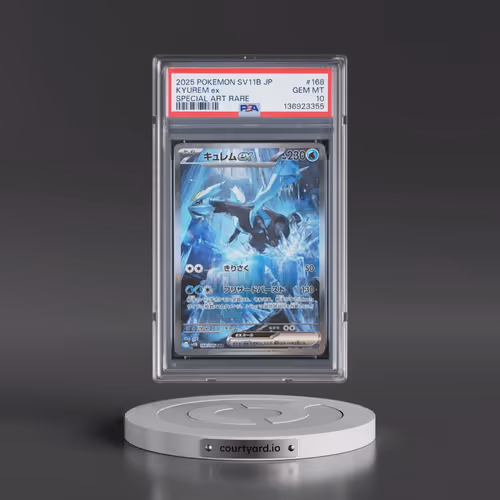 2025 Pokémon Sv11b-Black Bolt #168 Kyurem EX - Holo Special Art Rare (PSA 10 GEM MINT)