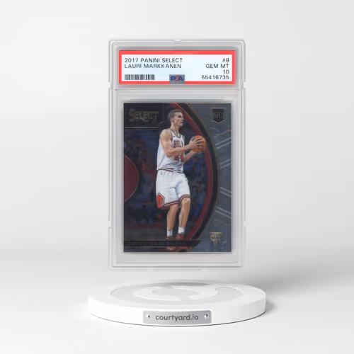 2017 Panini Select #8 Lauri Markkanen (PSA 10 GEM MINT)