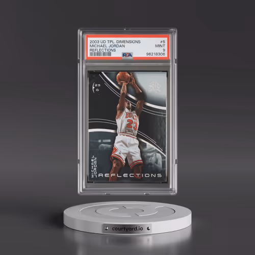 2003 Upper Deck Triple Dimensions Reflections #5 Michael Jordan (PSA 9 MINT)