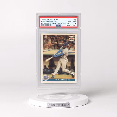 1991 Front Row Ken Griffey Jr. #3 Ken Griffey Jr - Homers-Charter Member (PSA 8 NM-MT)