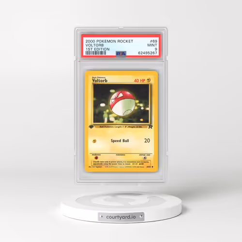 2000 Pokémon Rocket #69 Voltorb - 1st Edition (PSA 9 MINT)