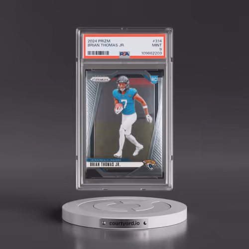 2024 Panini Prizm #314 Brian Thomas Jr. (PSA 9 MINT)