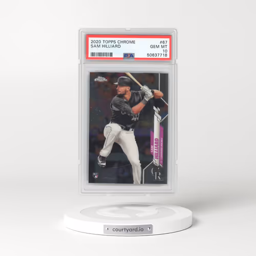 2020 Topps Chrome #67 Sam Hilliard (PSA 10 GEM MINT)