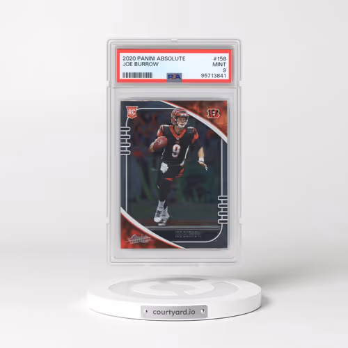 2020 Panini Absolute #158 Joe Burrow (PSA 9 MINT)