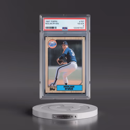 1987 Topps #757 Nolan Ryan (PSA 4 VG-EX)
