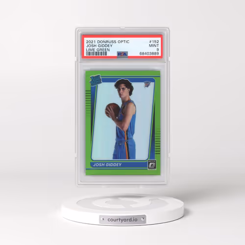 2021 Panini Donruss Optic #152 Josh Giddey - Lime Green (PSA 9 MINT)