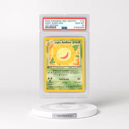 2002 Neo Destiny #72 Light Sunflora - 1st Edition 1st Edition (PSA 10 GEM MINT)