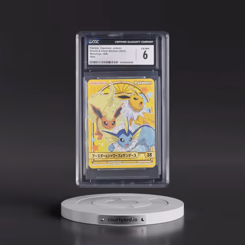 2023 Scarlet & Violet Stickers (Marumiya Archway BG) - Japanese #38 Flareon & Vaporeon & Jol