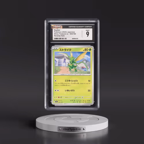 2023 Shiny Treasure ex #004/190 Scyther - Reverse Holo Digitized (CGC 9 MINT)