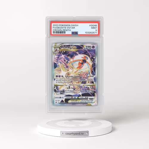 2023 Pokémon Sword and Shield Crown Zenith #GG46 Deoxys Vstar - Full Art (PSA 9 MINT)