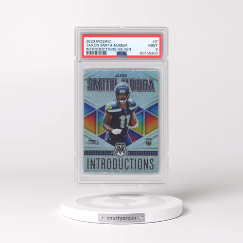 2023 Panini Mosaic Introductions #I7 Jaxon Smith-Njigba - Silver (PSA 9 MINT)